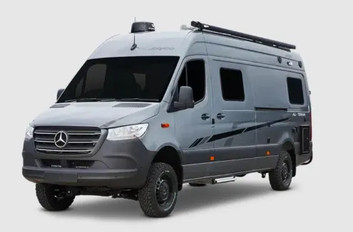 Exterior view of the Jayco All Terrain 4WD campervan.