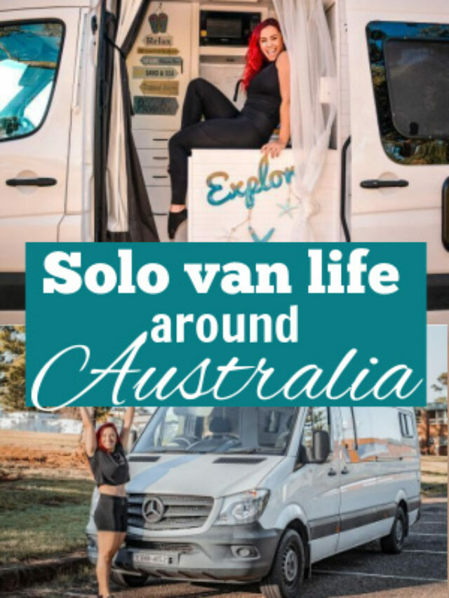 Solo female van life in Australia