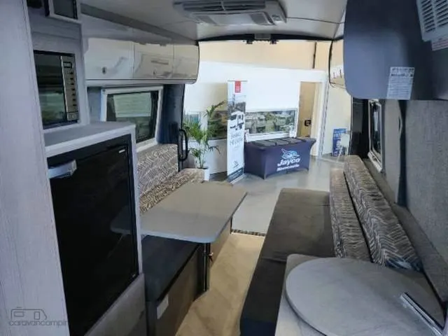 Interior of the Jayco JRV RM 19-1 camper van.