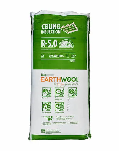 Earthwool insulation batts.