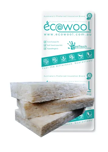 Ecowool insulation batts.
