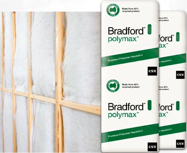 Promo photos of Polymax Insulation batts.