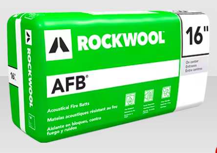 Rockwool insulation batts.