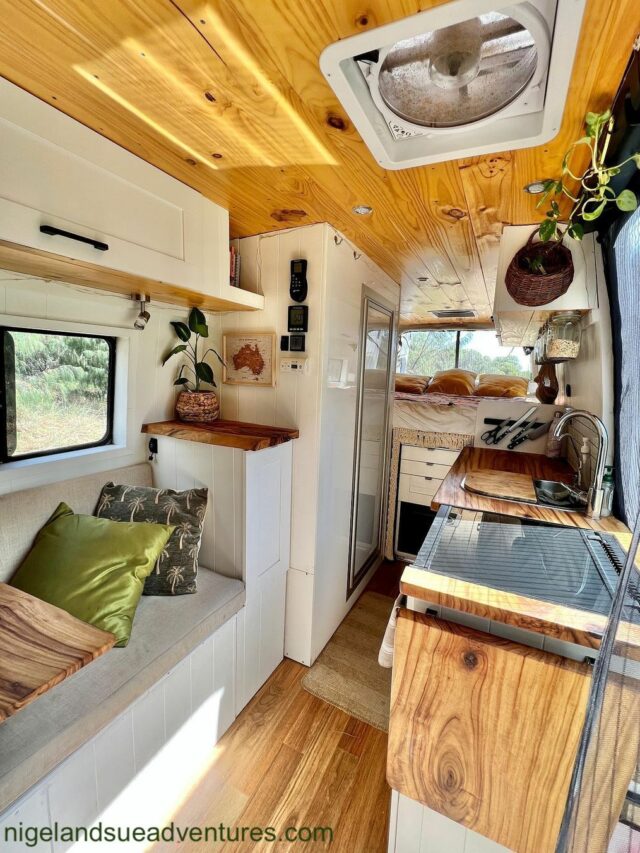 Couple convert Sprinter van into amazing campervan